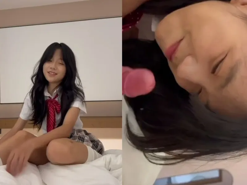 Em loli dễ thương mút củ khoải biến em thành con đào dam dang p1
